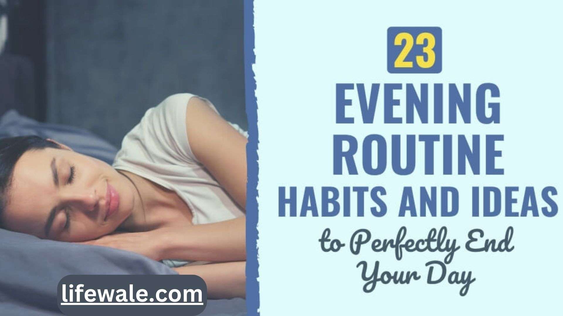 How to create a relaxing evening routine for better sleep.